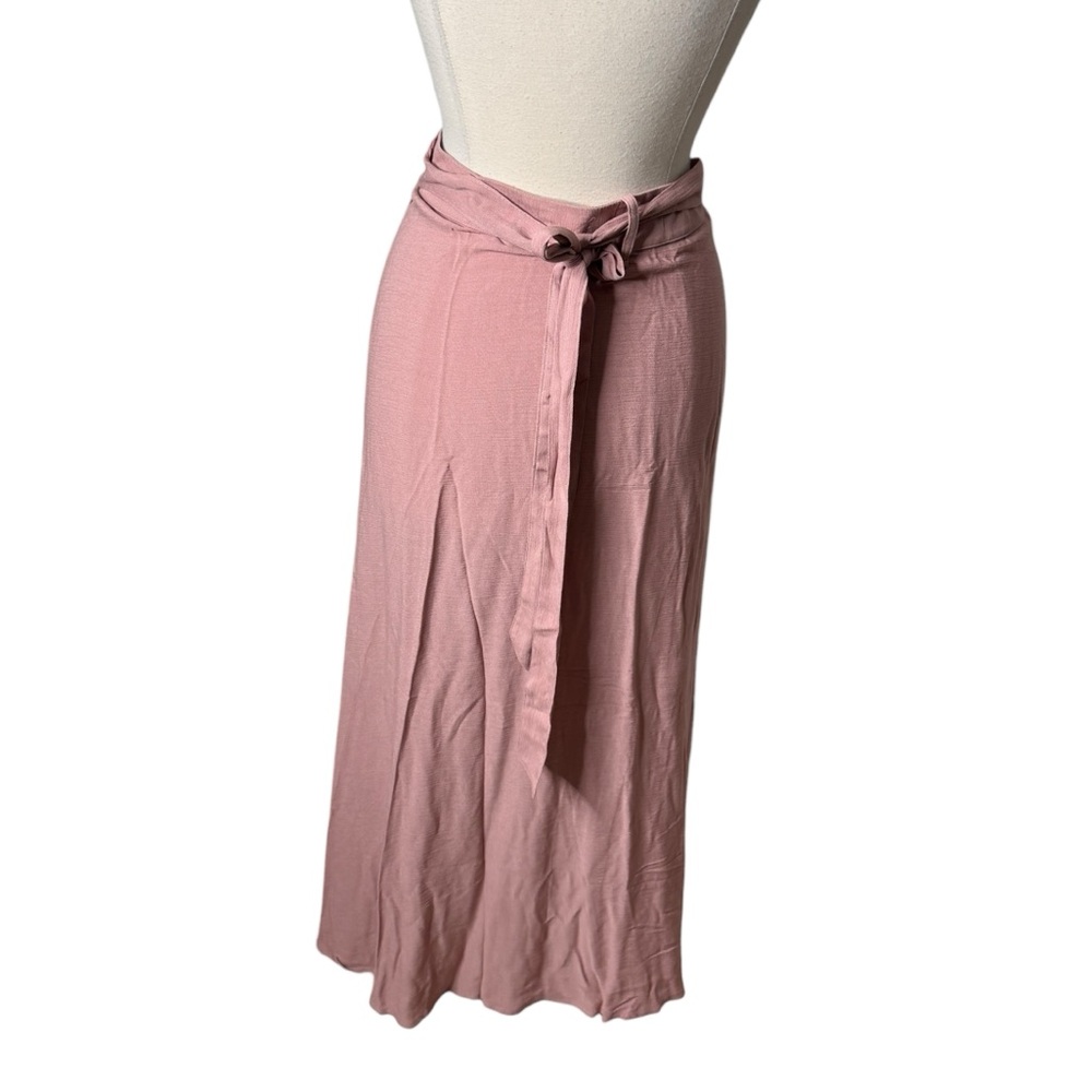 Daughters of‎ Culture Pink Mauve Wrap Boho Midi Skirt Women's One Size